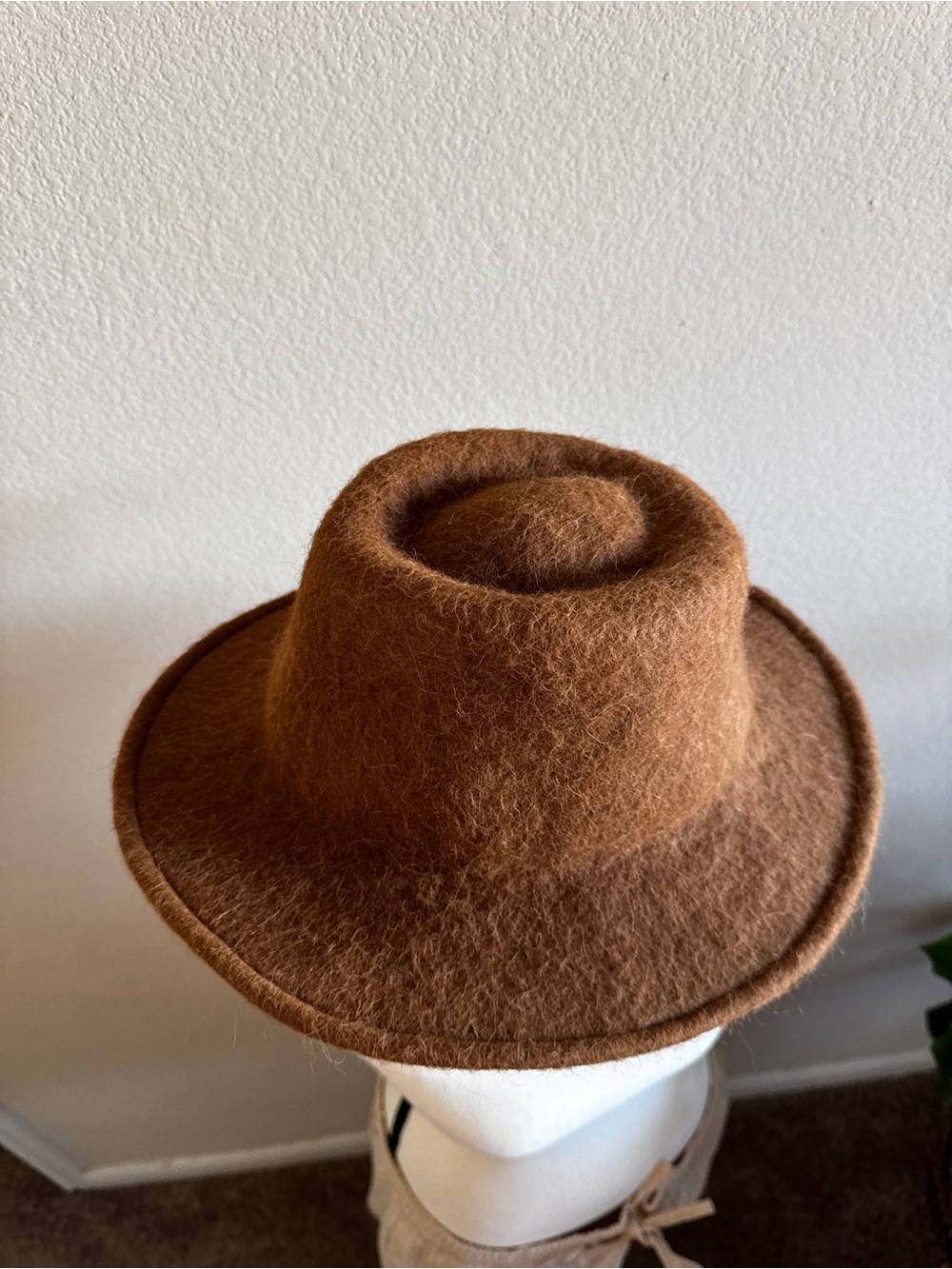 Alpaca Fashion Women's Brown Alpaca Felt Hat- Artisan Handmade Western Boho